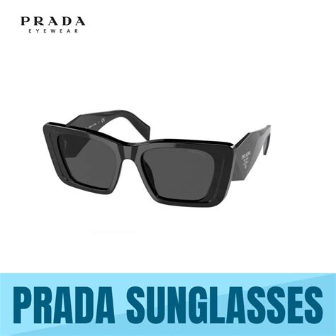 prada pr 08ys sunglasses 1ab5s0 black